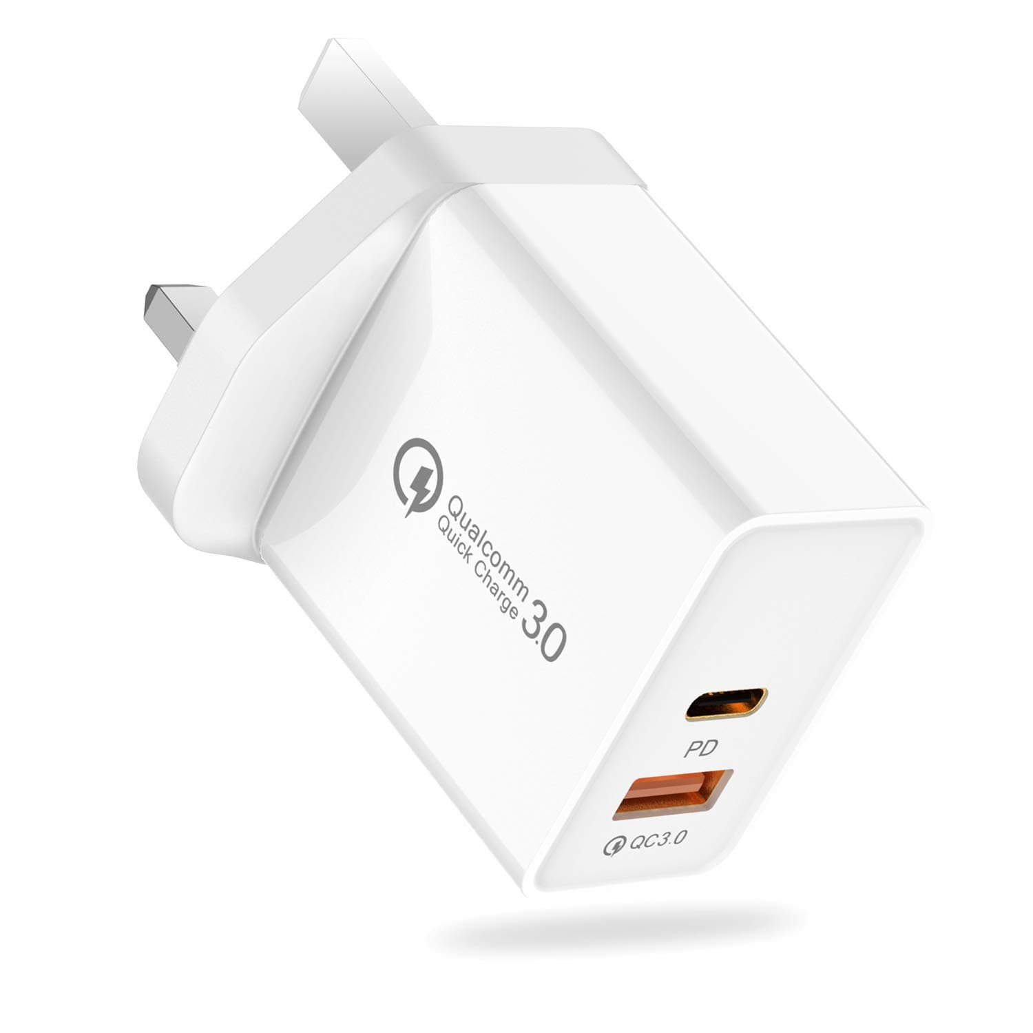 YooGoal USB C PD Wall Charger,QC3.0 36W 2-Port Compact 18W PowerPort PD USB C Charger and 18W PowerIQ USB, PowerPort PD Fast Charger for iPad Pro 2018 for iPhone 11/11 Pro/XS/XR/X Huawei P30 and More