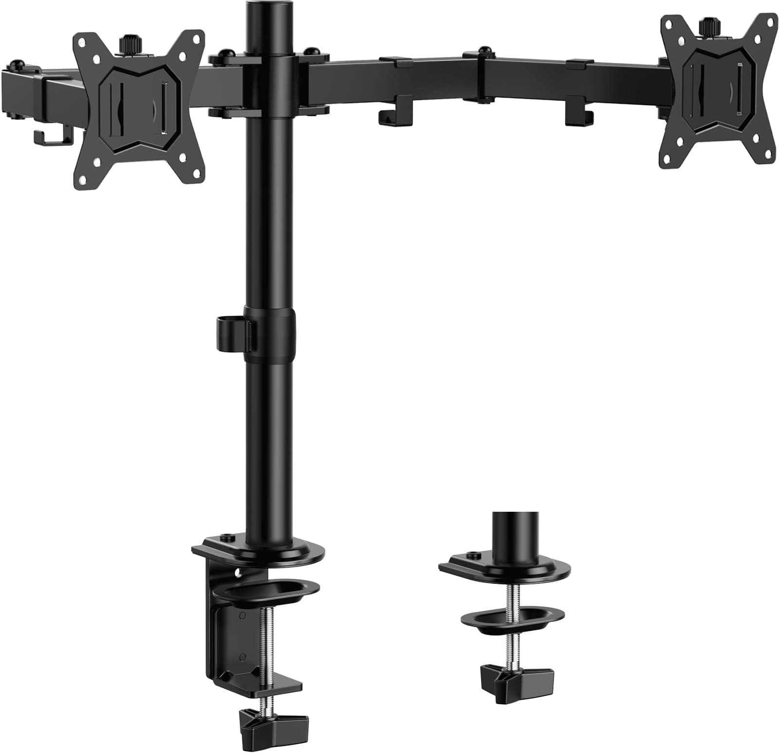ErGear Dual Monitor Stand for 13 to 32 Inch Screens, Dual Monitor Arm Ergonomic Viewing Angle - Adjustable Tilt 90°/ Swivel 180°/ Rotate 360°/ VESA 75/100mm