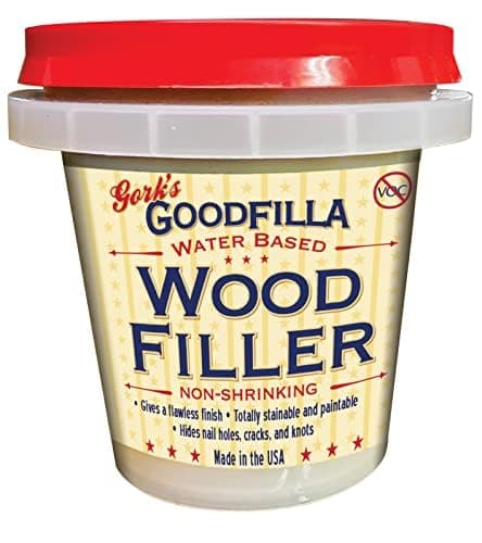 Goodfilla Neutral Base, 8 oz, Wood and Grain Filler, Stainable, Tintable, Sandable, Zero Waste, Non-Toxic, USA Made