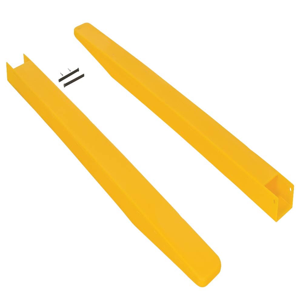 Vestil F5-60 Fork Blade Protectors, Polyethylene, 5x60, Yellow