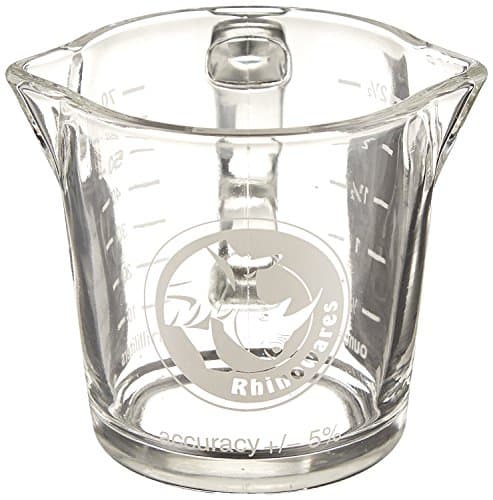Rhino Coffee Gear BRESG01 Shot Glass-Double, 1 Count (Premium Edition)