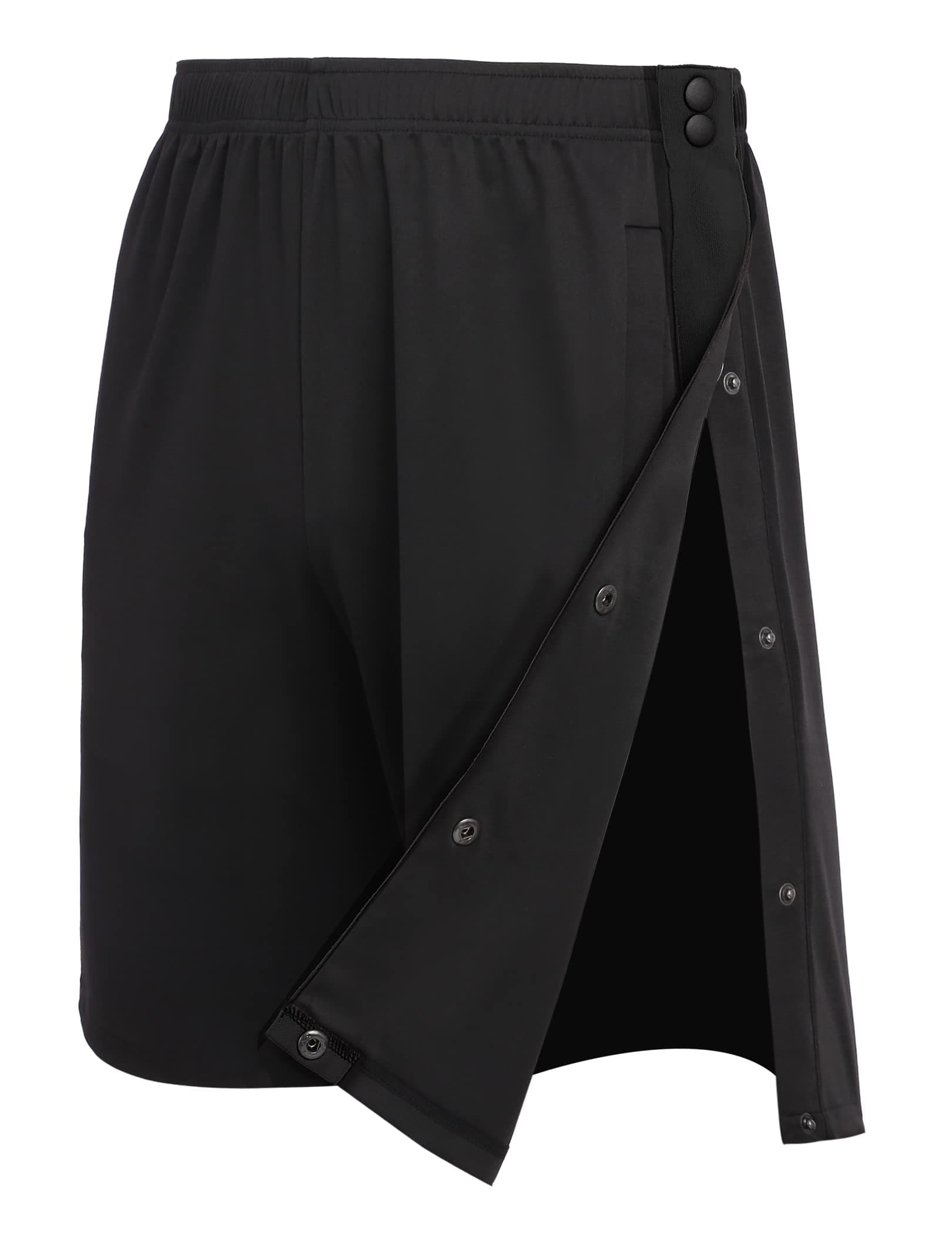 Tear Away Shorts for Men Post Surgery Adaptive Clothing Wide Leg Snap Loose Fit Shorts