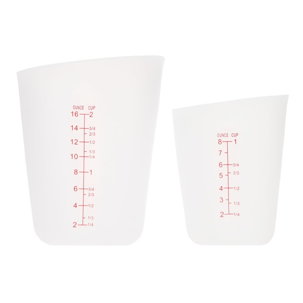 Good Grips Squeeze and Pour Silicone Measuring Cup Set - 1 and 2 Cup Capacity