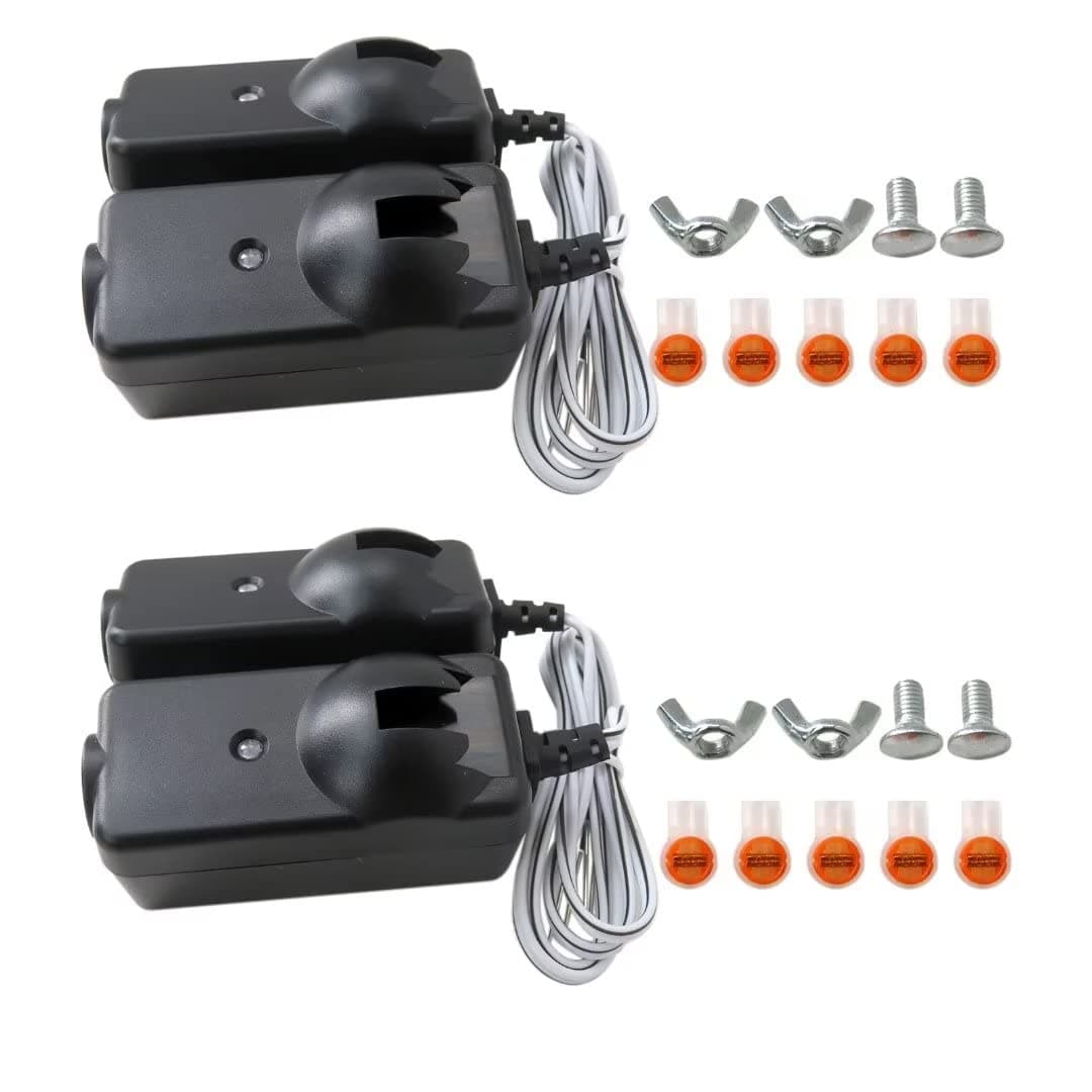 Safety Sensor Eyes for 41A5034 Liftmaster Sears Chamberlain Craftsman Garage Door Opener (2 Kits)