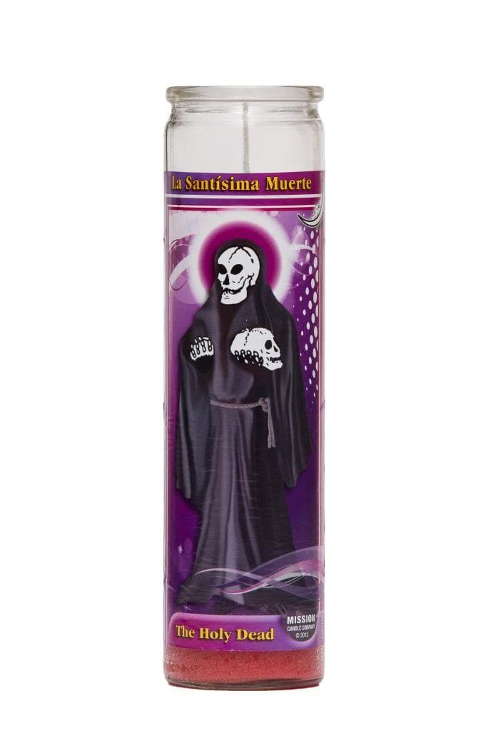 Santisima Muerte Mystical Power Candle - Red Wax