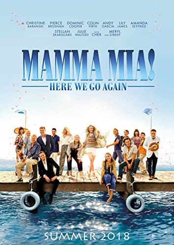 CoolPrintsuk - MAMMA MIA ! 2 HERE WE GO AGAIN Poster Borderless Vibrant Premium Glossy Movie Poster Various Sizes (A3 Size 16.5 x 11.7 Inch / 420 x 297 mm)