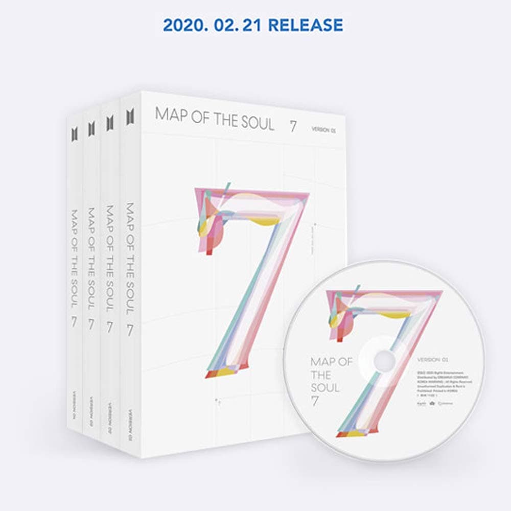 BANGTAN BTS Album - MAP of The Soul : 7 (Version 3) Album + Folded Poster