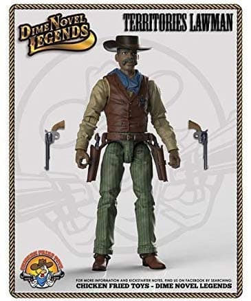 1/18 Scale (4" Tall) Old west Action Figure Territories Lawman