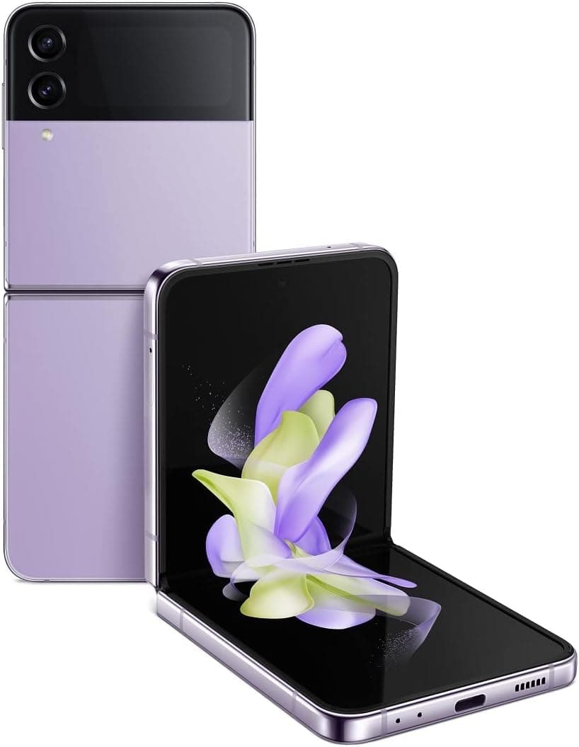 Samsung Galaxy Z Flip 4 5G, US Version, 256GB, Bora Purple - Unlocked (Renewed)