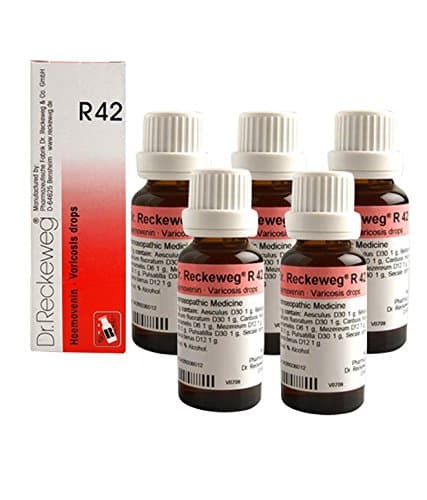 Kaxilu Dr.Reckeweg Germany R42 Varicose Veins Pack of 5