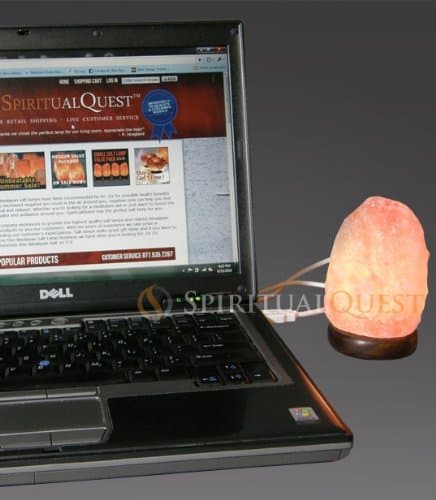 USB Himalayan Salt Lamp for Laptop or Car
