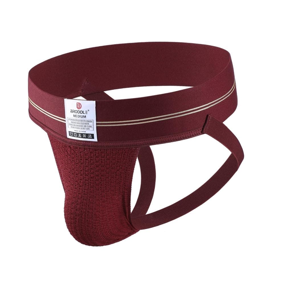 Men's Jockstrap Stretchy Nylon Mesh Pouch Performance Workout Athletic Supporters for Men