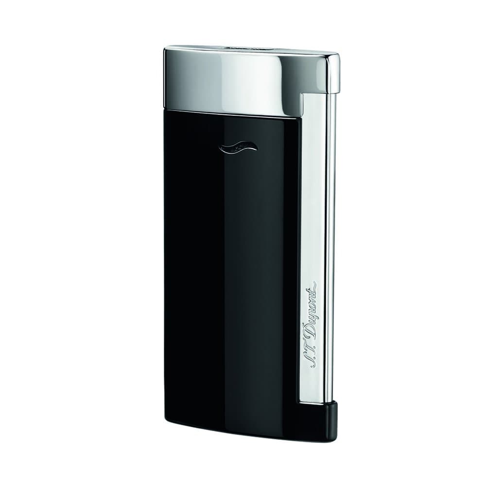 S.T. Dupont Slim 7 Lighter - Black/Chrome
