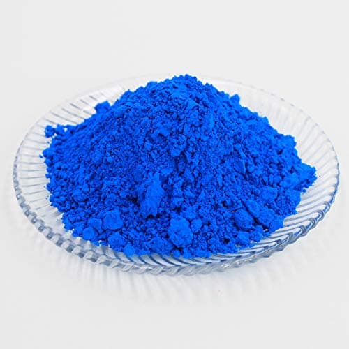 1.7oz Fluorescent Pigment Powder. Coating Pigment, Cosmetic Pigment, Ink Pigments, Ceramic Pigments (Blue)