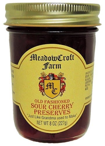 All Natural Cherry Preserves - 2 PACK - Delicious Fresh Old Fashioned Sour Cherry Preserves