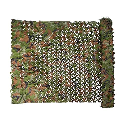 treasure land Woodland Camo Netting Camouflage Net for Camping Sunscreen Nets Military Hunting Shooting