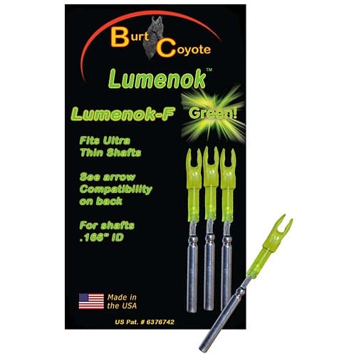 Lumenok F Nock (3-Pack), Green