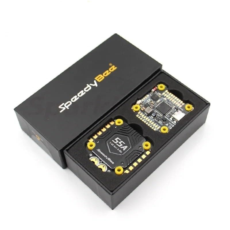 SPARKHOBBY SpeedyBee F405 V4 BLS 55A Stack ICM42688P F405 V4 FC BLHELIS 55A 4in1 ESC 3~6S Lipo 30x30mm for RC FPV Racing Drones DIY Parts (SB-F4V4-55-STACK)