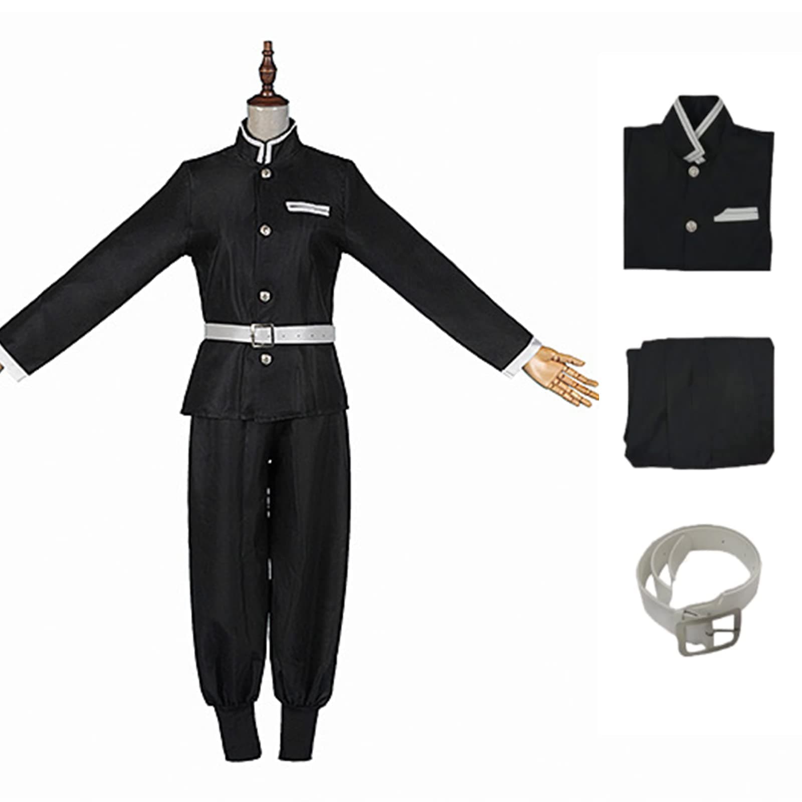 WZYPHalloween Cosplay Demon Slayer uniform ,Unisex Kimetsu No Yaiba Costume Cosplay