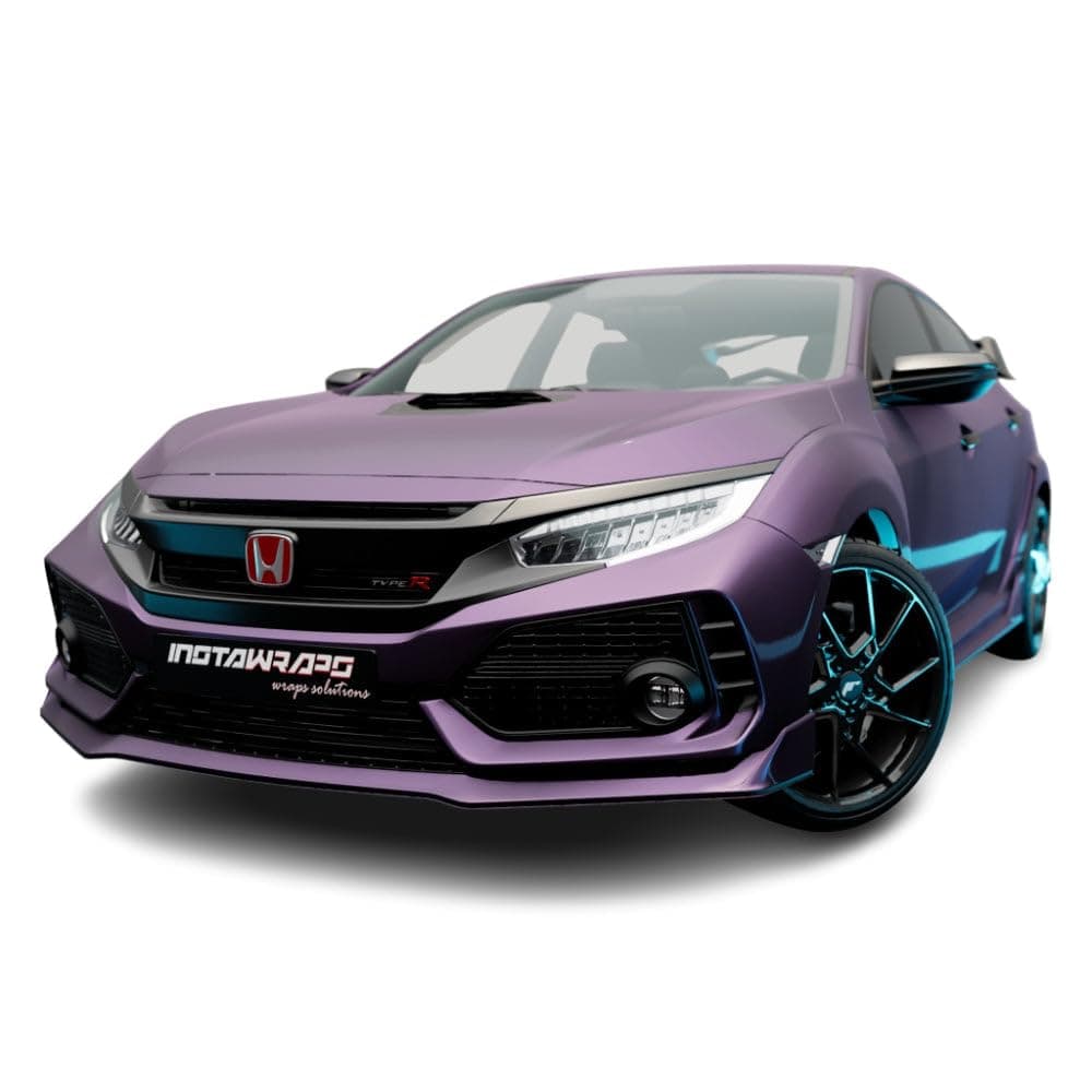 KPMF K75565 Matte Purple Black Iridescent 3in x 5in (Sample Size) Vinyl Car Wrap Film