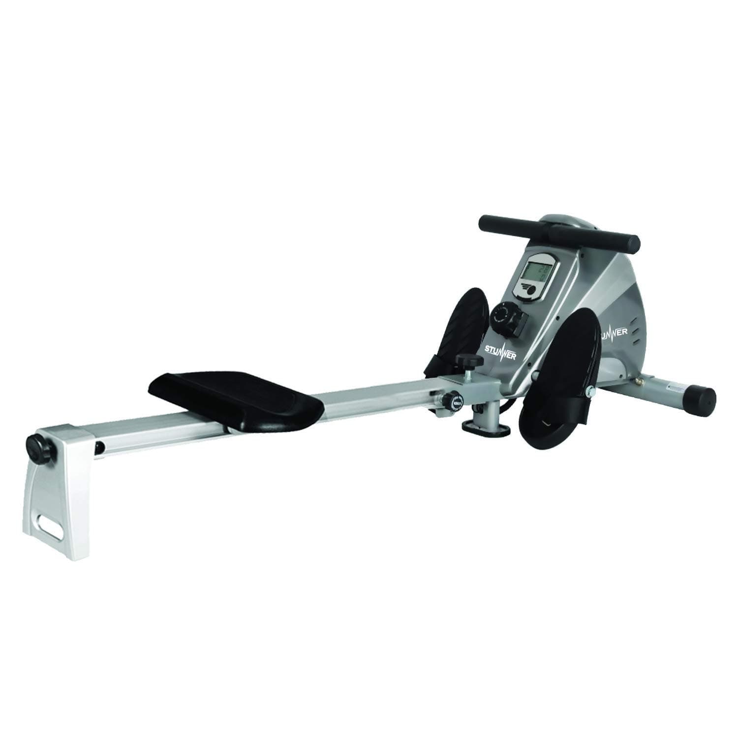 Stunner Fitness SRX-550 Magnetic Rowing Machine with 10 Resistance Levels & LCD Display for Full Body Cardio Workout at Home