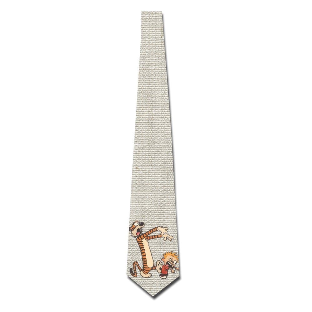 HOTOU Men's Calvin And Hobbes Tiger Fashion Neckties Skinny Tie