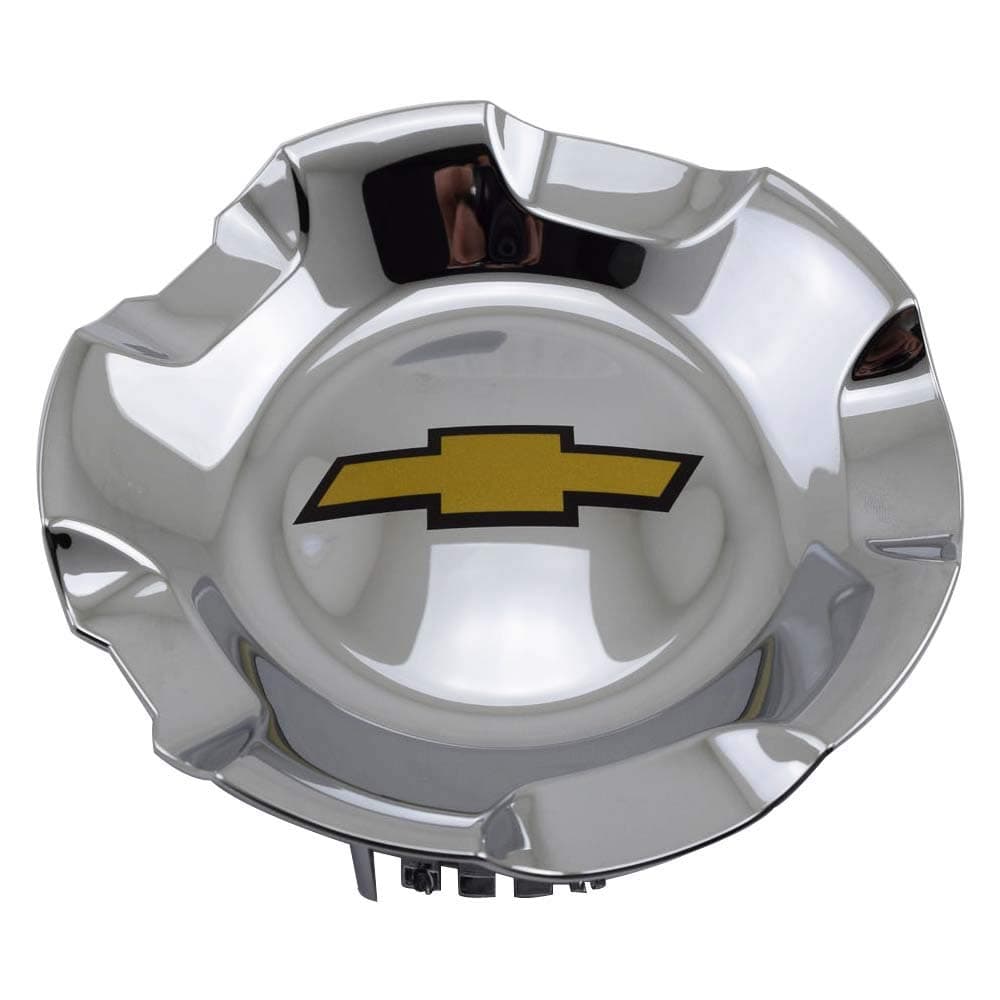 SOMEWHERE IN THE SAND 2007-2013 Chevrolet Silverado Tahoe Avalanche Suburban Wheel Hub Center Caps, 20 Inch 6 Lug Chrome Finish Hubcap Wheel Cover for Chevy 1500 Pickup Truck SUV
