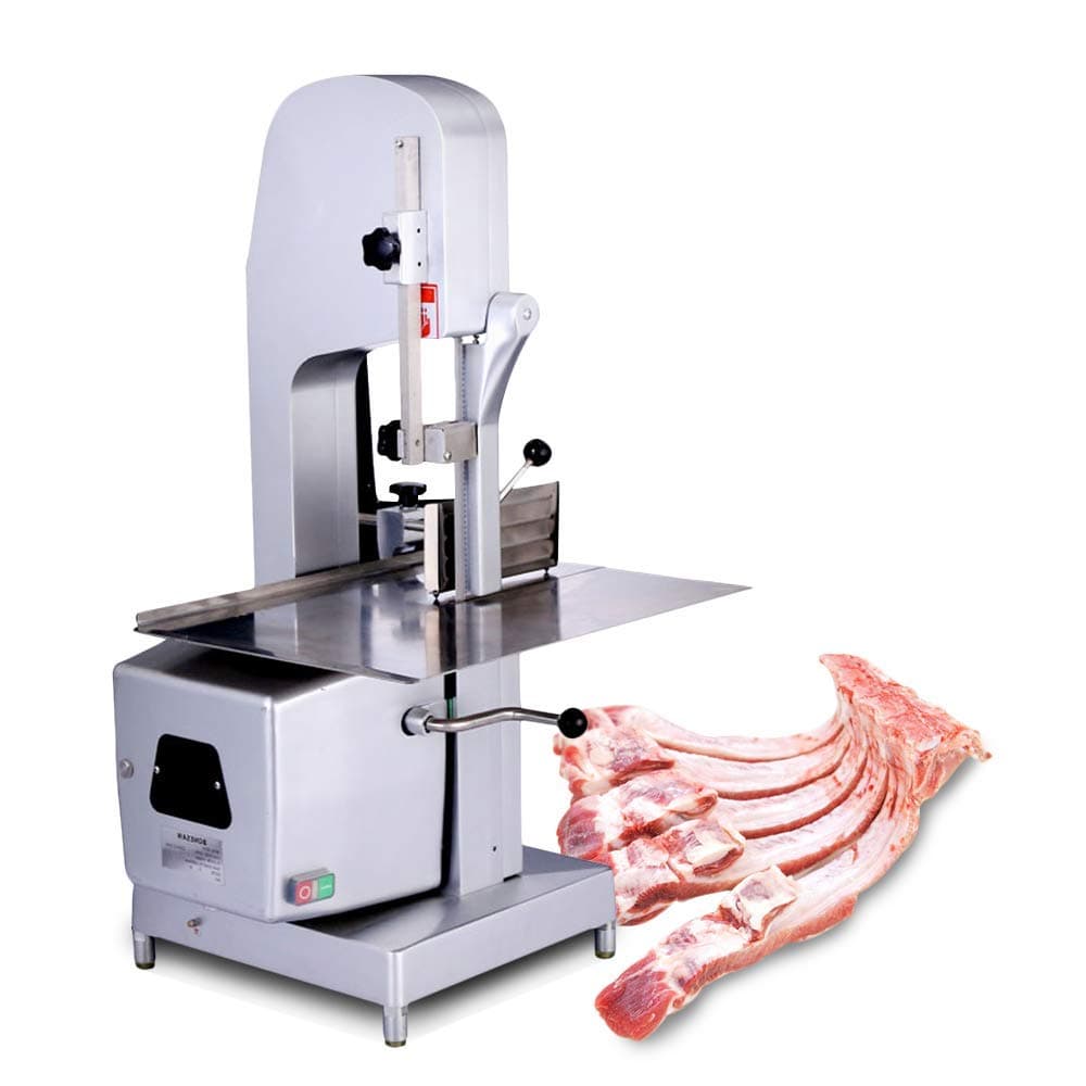 JIAWANSHUN Sawing Bone Machine Commercial Bone Cutting Machine Electric Frozen Meat Fish Bone Cutter 5-155mm 1100W(110v)