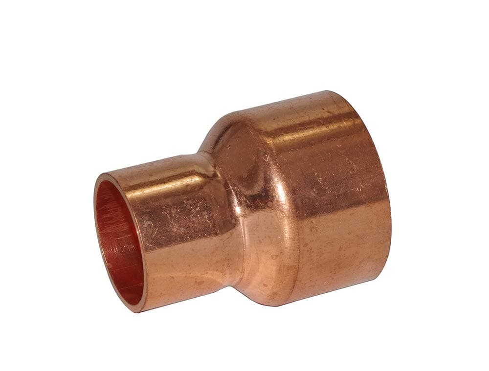Copper Pressure Coupling Bell Reducer,7/8" to 3/4" Copper Fitting Reducer with Male Sweat Connect and Female Sweat Socket, C x C Copper Pressure Pipe Fitting Plumbing Supply