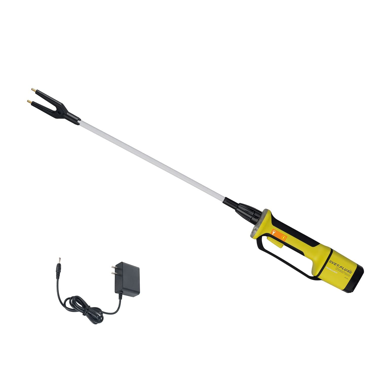 VETPLUS Rechargeable Livestock Prod for Cattle, Cow, Dog, Hog, Goat, and Sheep. with LED Torch Light, Equipped with Flexible Shaft. (43 1/2 inch)