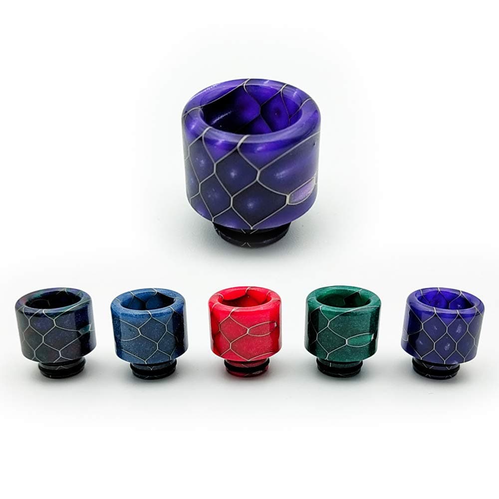 Myuanc 510 Drip Tip for TFV8 Baby Beast TFV12 Baby Prince Crown 2 3 Valyrian 2 Sub ohm RDA Crown 4 mesh coofire Mini Zenith melo Mouthpiece (Dark Blue)