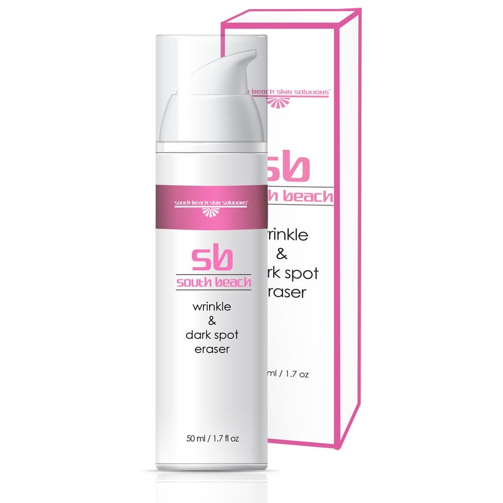 South Beach Salon Strength Anti-Aging Wrinkle Cream - Neck Firming, Sun Damage, Skin Tightening dark spot remover - Instant Face Lift in a Bottle