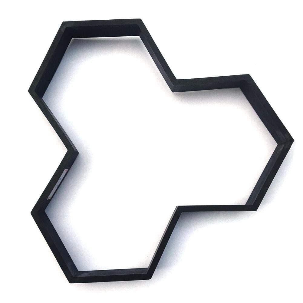 Cased Form Plaster Form Plastic Floor Tile Cement Concrete Form Garden Paving Stone Path Maker, Perfect for DIY Paving Path Shape