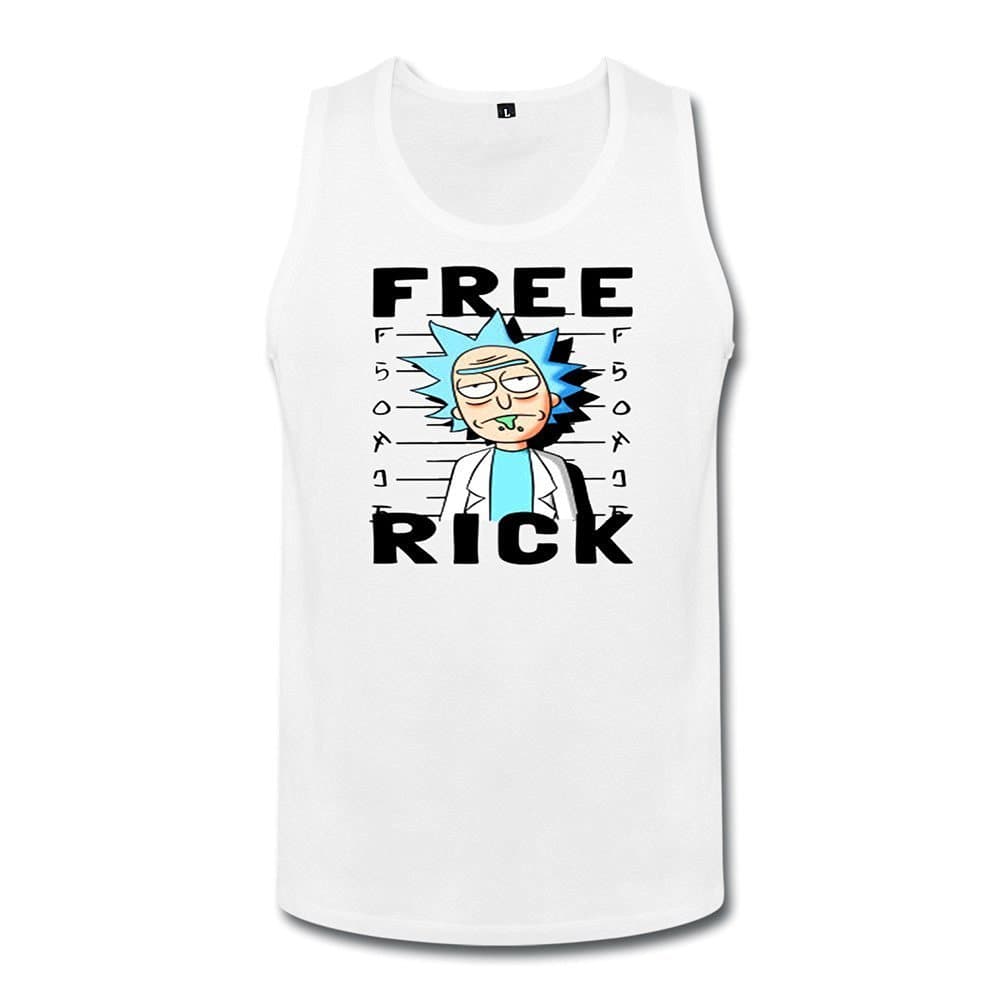 Men's Free Rick Rick And Morty Vests Tank tops Tank Top