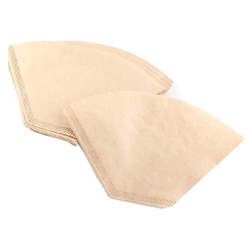 WeFine Size 2 Coffee Filter Papers Disposable Unbleached Coffee Papers Suitable for Coffee Machines and Coffee Cones,Pack of 100