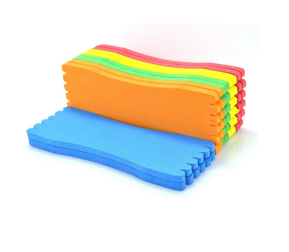 Rainten Foam Board Fishing Line Accessories Foam Wrapped Wire Fishing Winding Board Professional Fishing Tackles Pack of 10 pcs