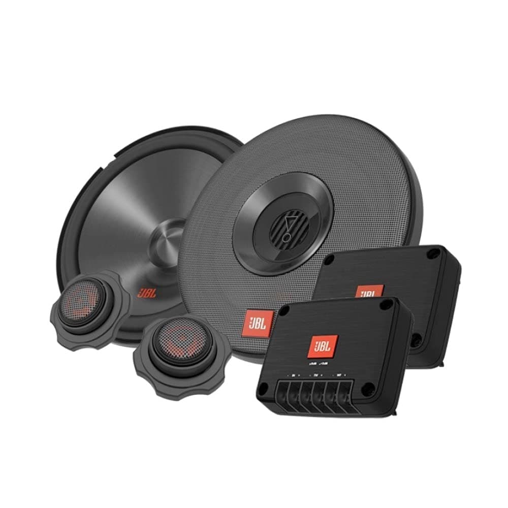 Club 602CTP 2-Way Car audio System - 210 Watt Component Car Speaker Set with 165mm Woofers, Tweeters and Crossovers