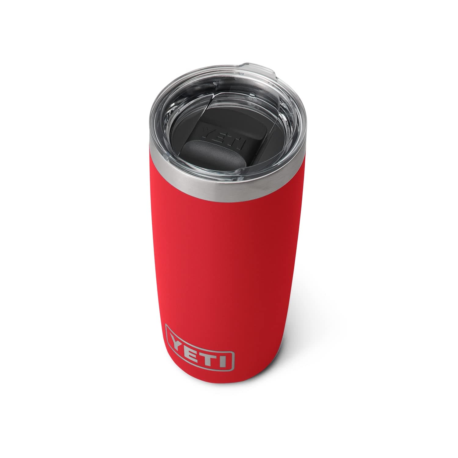 Rambler 10 oz Tumbler, Stainless Steel, Vacuum Insulated with MagSlider Lid, Rescue Red