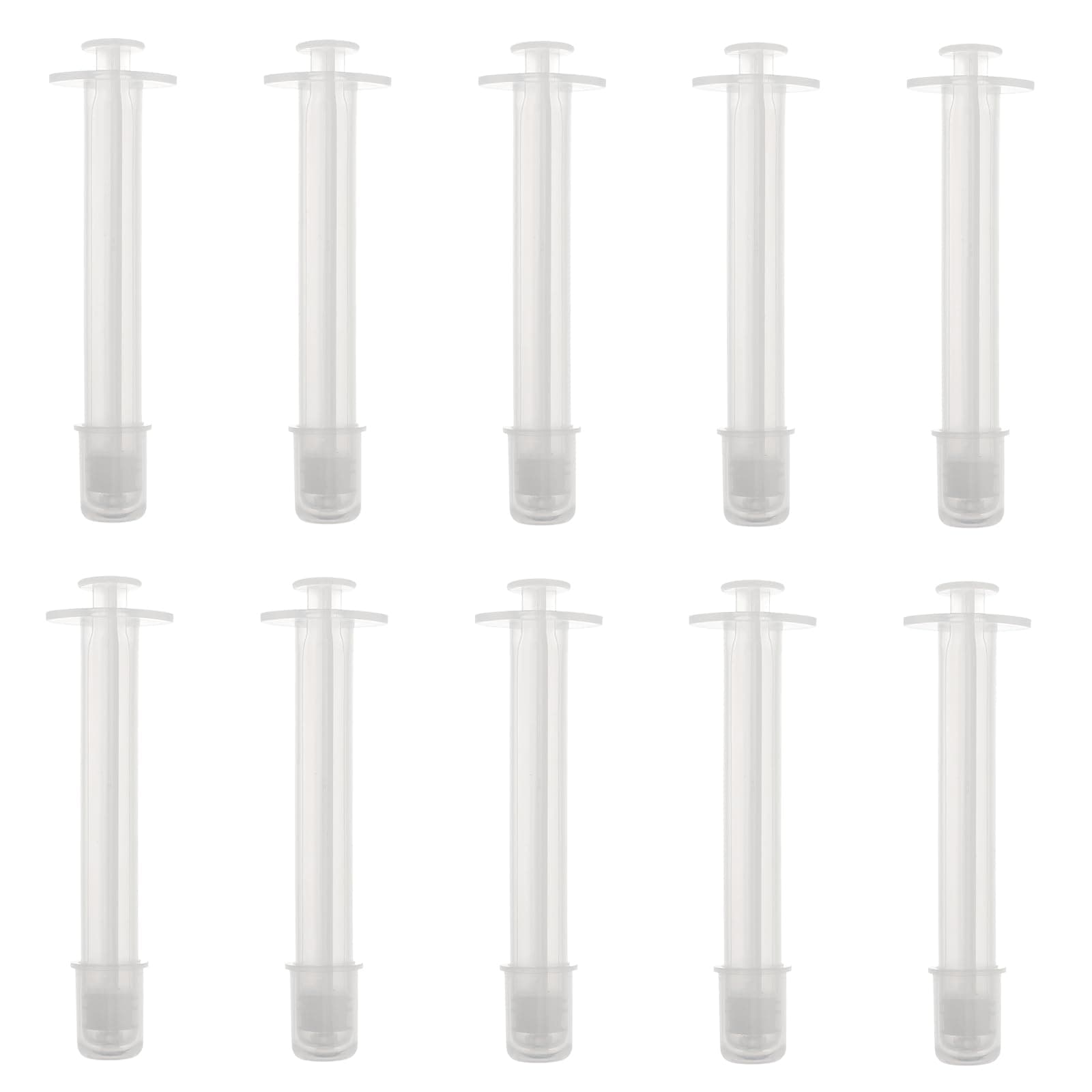 Beavorty Disposable Gynecological Applicators Injector Aid Tools 4 Inch Sterilized Pe Flat Tip 10 Pack for Female Hygiene and Application