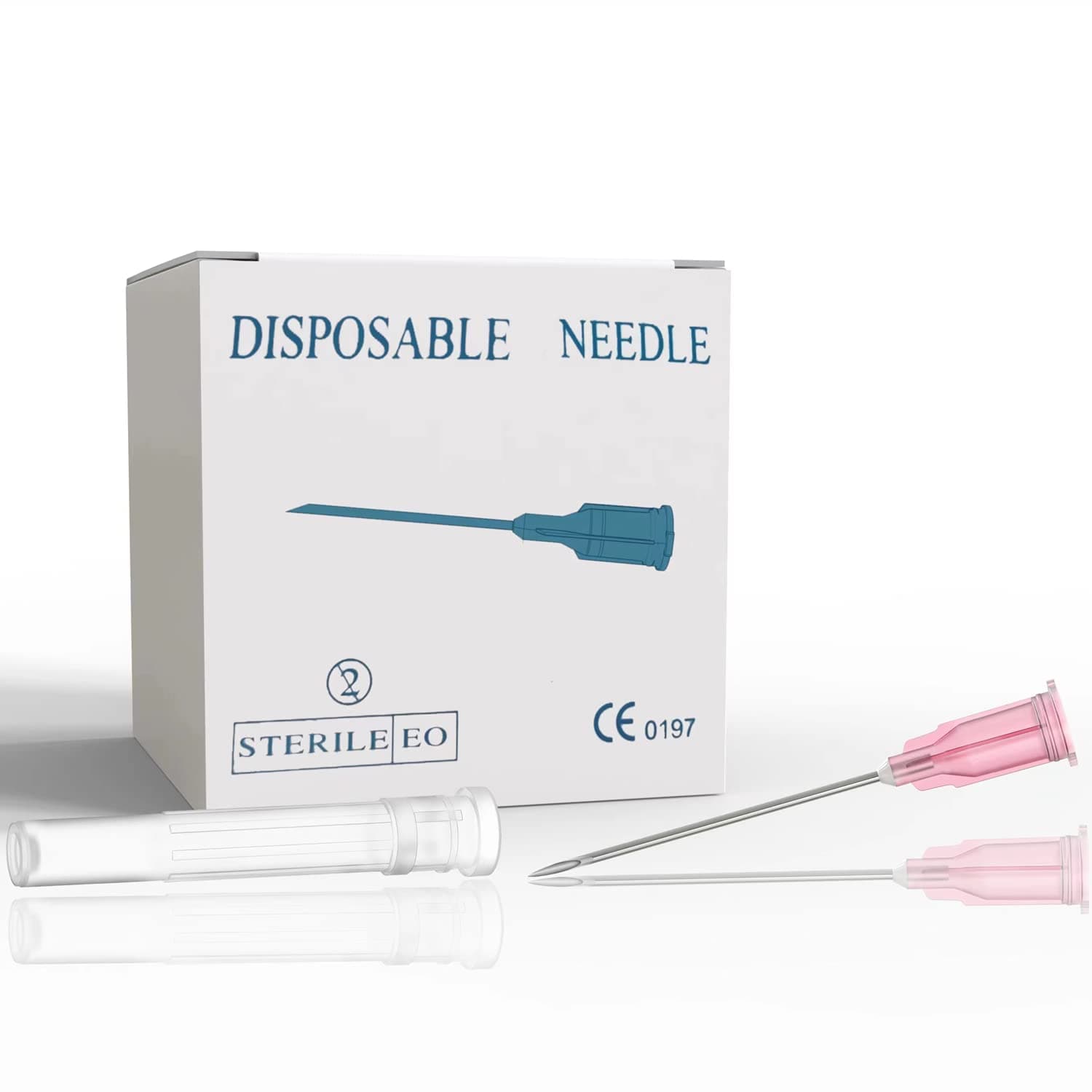 kreireta 100 Pcs 18Ga 1.5 Inch/38mm Lab Utensils Dispensing Needle Luer Lock, Individually Sealed Wrapped