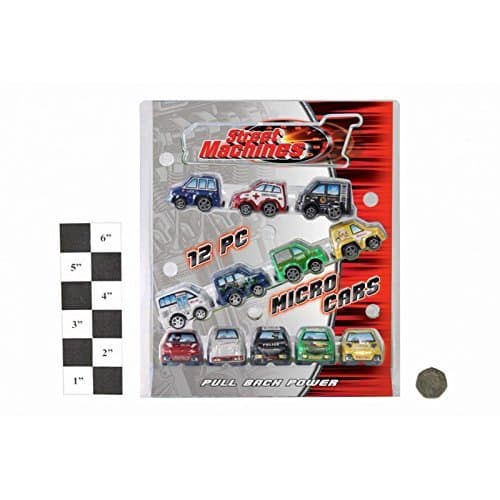 Street Machines12 Piece Pull Back Micro Cars by Street Machines