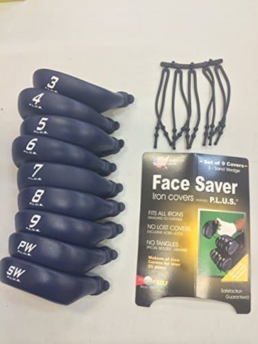 Face Saver Plus Iron Covers: Set of 9, Navy, Right Handed