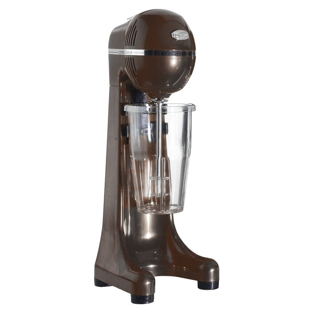 Johny Frappe Maker - 400 Watt 2 Speed Commercial Drink Mixer – Electric Milk Shake Maker/AK/2-2T-ECO-E.U (Brown)