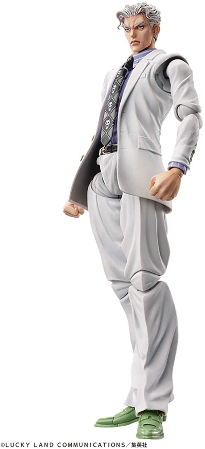 MediCos JoJo's Bizarre Adventure Part 4: Chozo Kado Yoshikage Kira Super Action Statue Figure, Multicolor