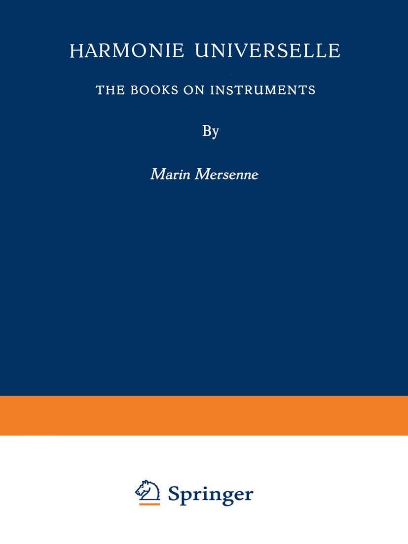 Harmonie Universelle: The Books on Instruments
