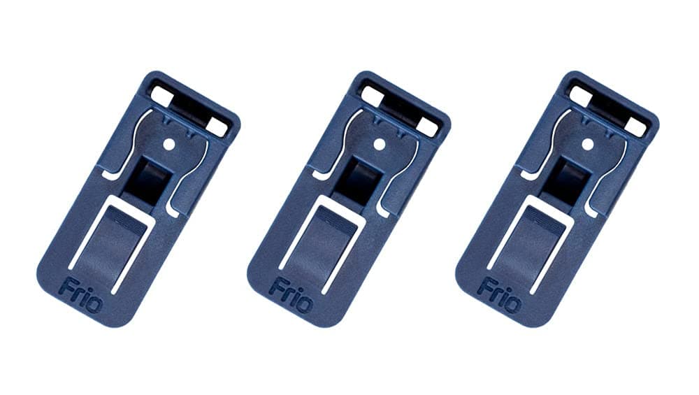 Frio Hold Versatile Locking Cold Shoe Mount - Durable Dual Lock, Secure with Easy Slip and Clip Cold Shoe - Ideal for Devices and Gadgets - Three Pack