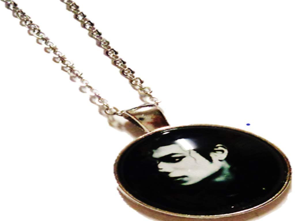 Silver Tone MJ Inspired Design Necklace Unisex
