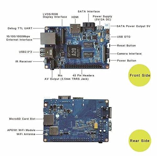 Banana Pi - BPI-M1+ A New Generation High-end Single-board Computer, Compatible with many Linux-based operating system