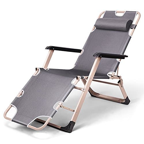 QOZY Reclining Portable Folding Foldable Chair Recliner Deck Lounge Sun Beach Outdoor Camping Tanning Fishing Pool