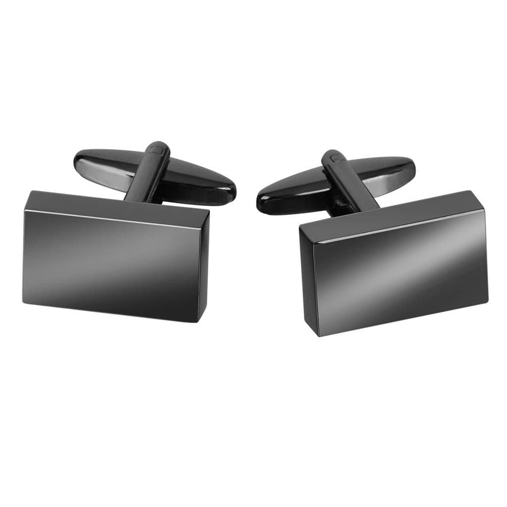 SAVOYSHIClassic Gold/Silver/Black Tone Blank Cufflinks for Mens Unique French Shirt Cuff Gift